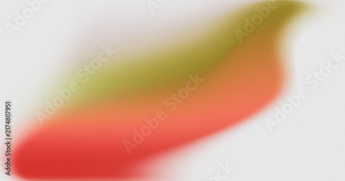 Canvastavla Abstract gradient blur with vibrant red and green tones with grain effect