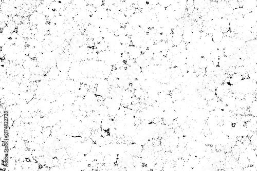 Rough white distressed texture with dark scratches, cracks, speckles and weathered marks for grunge background design