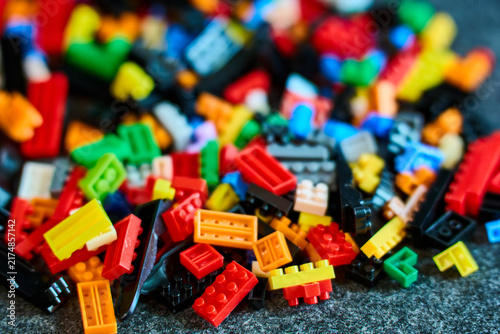 Colorful Building Blocks - Creative Play Potential