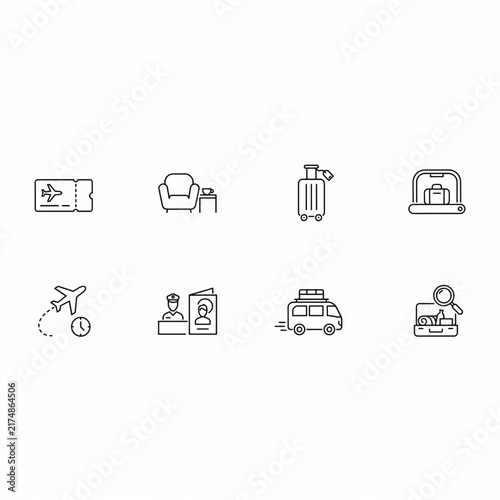 Premium Vector Icon Set for Big Data Analysis, Artificial Intelligence and Business Intelligence Dashboard