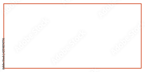 set of modern flat wooden picture frames and various passe-partout with cut out canvas isolated on white background