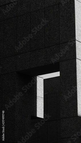 Modern Architecture Minimalist Light and Shadow Play