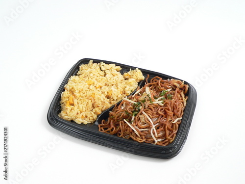 Tapety artystyczne チャーハン＆焼きそば弁当