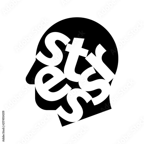 mental health concept, emotional stress, stressed person