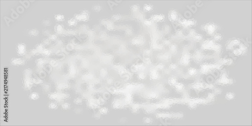 Abstract Microscopic Cell Texture On Black Background With Blurred Gray Particle Cluster