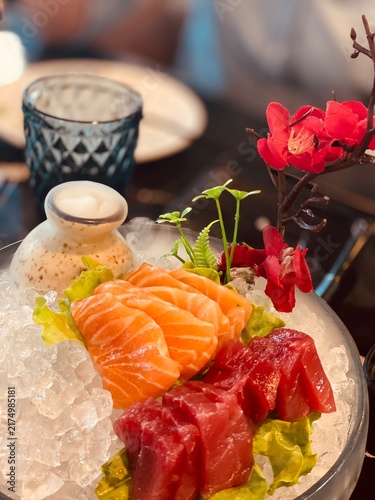 Naklejka Plat de sushis
