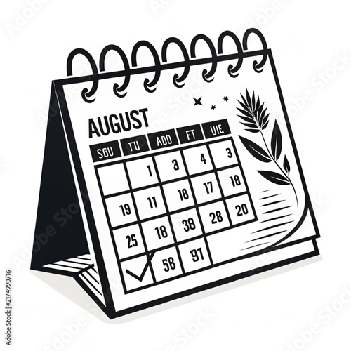 Obraz na płótnie desktop calendar 2011