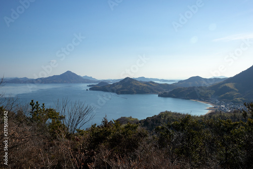 伯方島から望む瀬戸内海の島々（しまなみ海道）