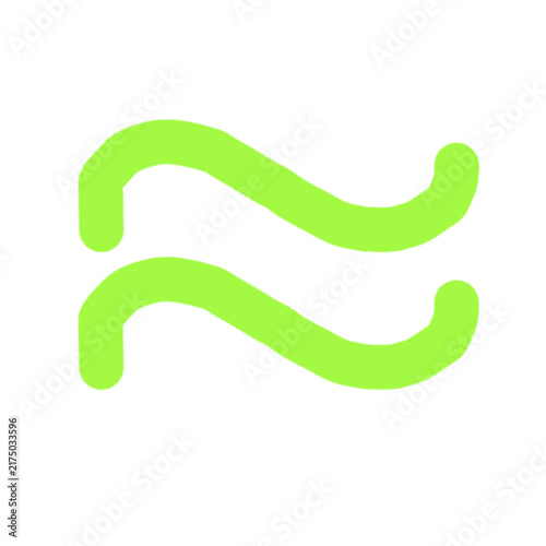 Photography approximate equality symbol