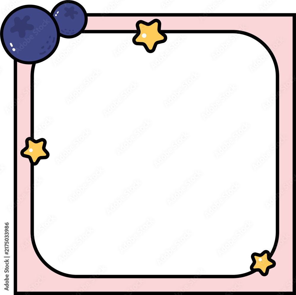 Fototapeta premium cute polaroid frame