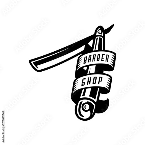 BARBERSHOP RAZOR BLADE DESIGN 
