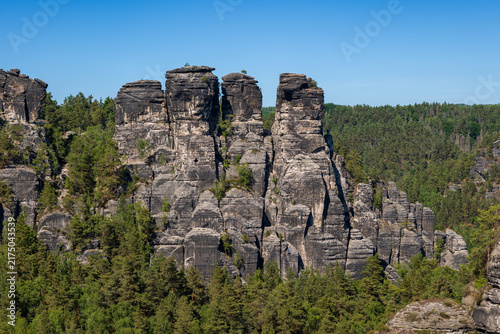 Canvastavla Saxon Switzerland Landscape In Germany