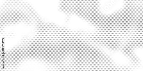 Smoke Halftone Background Black White Organic Fog Mist Abstract Vector