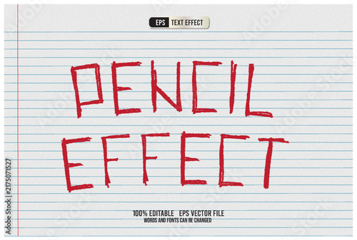 Pencil Sketch Text Effect with Hand Drawn Graphite Style