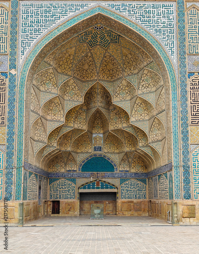 Isfahan, Iran - former capital of Iran, Isfahan is famous for its Persian - Muslim architecture. Here in particular the Jameh Mosque, also called Friday Mosque, a UNESCO World Heritage Site