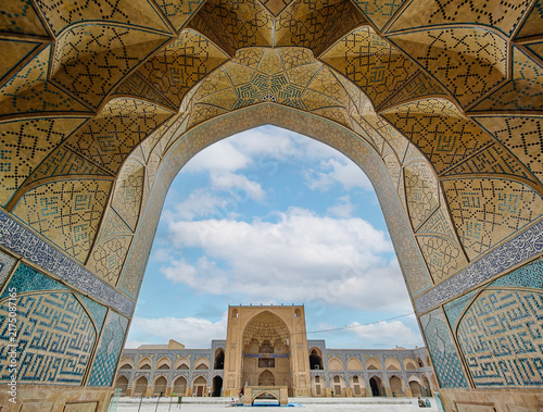 Isfahan, Iran - former capital of Iran, Isfahan is famous for its Persian - Muslim architecture. Here in particular the Jameh Mosque, also called Friday Mosque, a UNESCO World Heritage Site