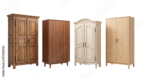 armoire PNG set , white background as transparent