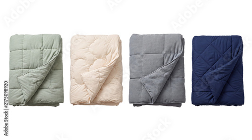 Obraz na płótnie comforter PNG set , white background as transparent