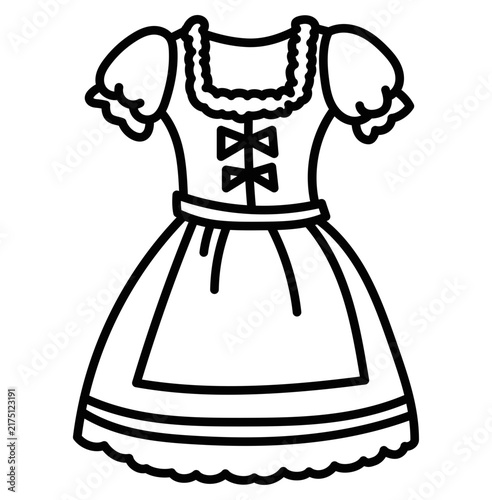fashion dress vector illustration
