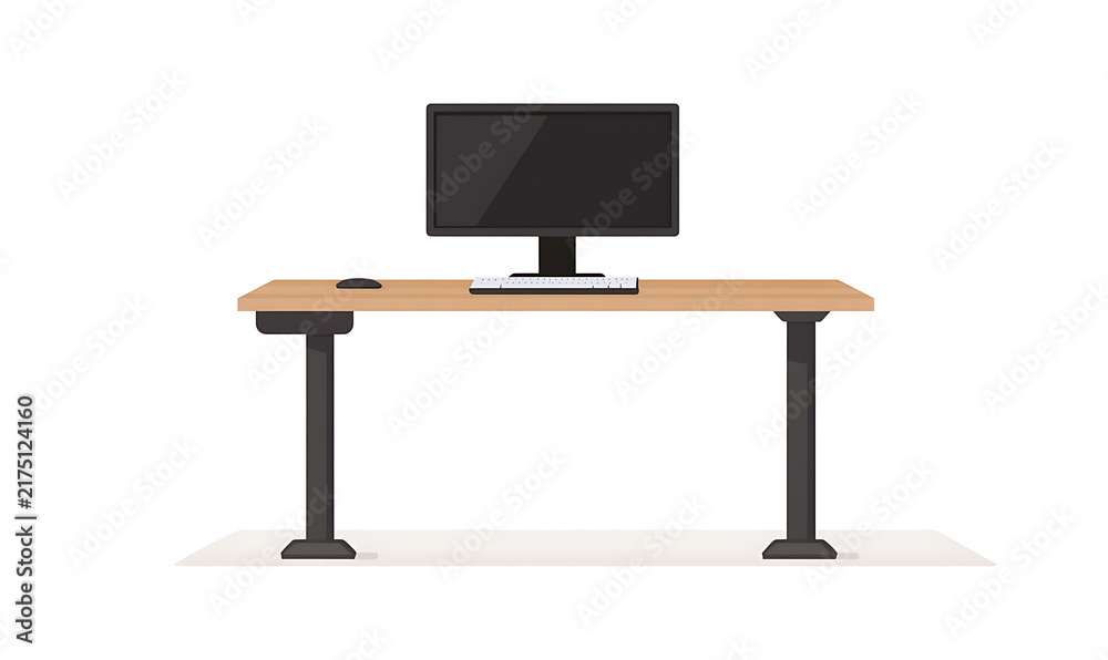 Fototapeta premium Modern decorative furniture collection isolated on white background