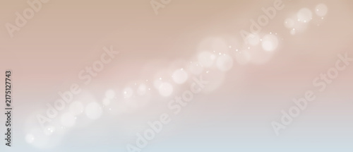 Photography Bokeh background With diagonal glowing white light orbs on gradient