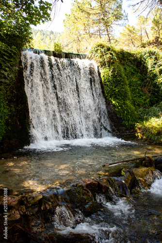 waterfalls, lakes and reflections in the crystal clear water at Arroyo Frio