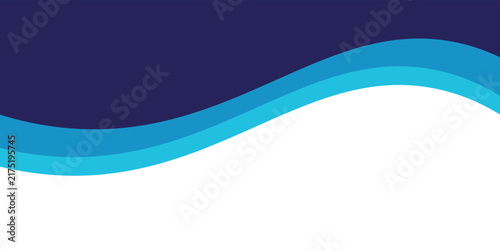 Curved Header and Footer Element. Vector EPS 10