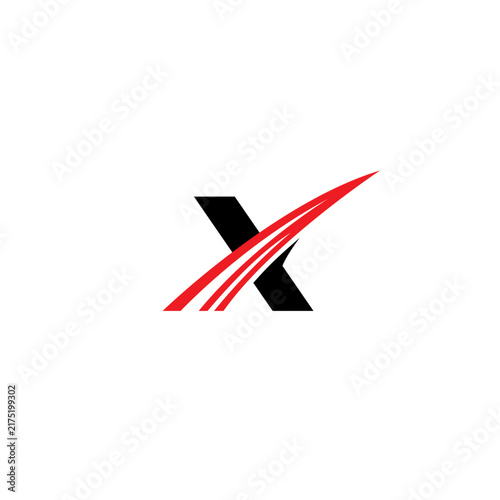 Letter X Logo Design. Initial Letter X Icon Vector 