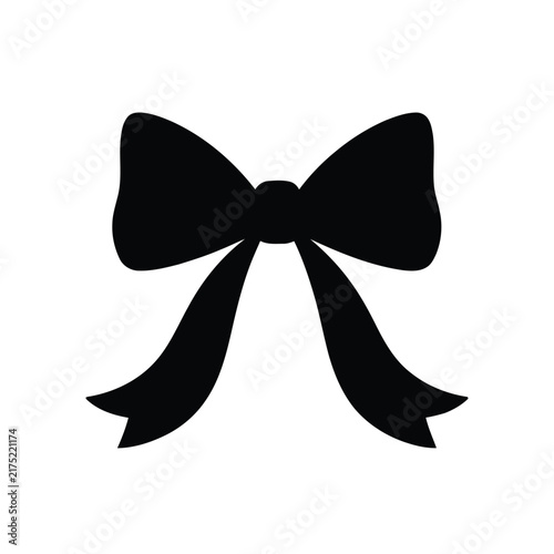 bow isolated on white