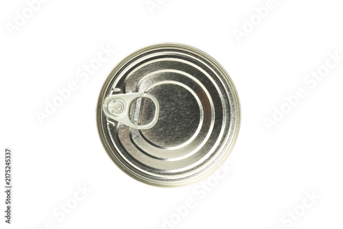 Bild auf Leinwand canned food, isolated on white background
