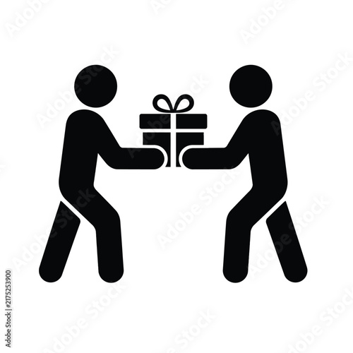 man and woman having a disagreement isolated on white background