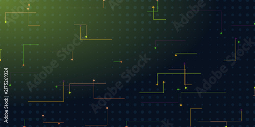 Abstract geometric shapes and lines illustration