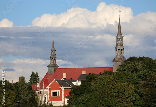 Cuadro en lienzo L'église Saint-Jean-Baptiste située à Saint-Jean-Port-Joli, au Québec