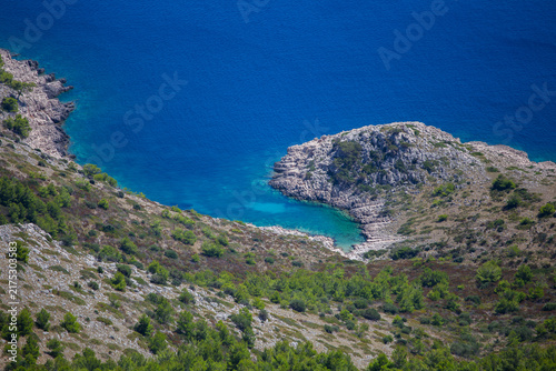 Lastovo island coastline