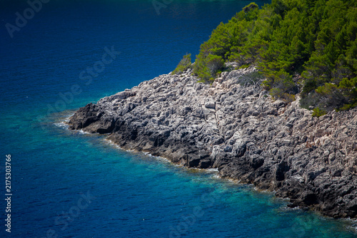 Lastovo island coastline