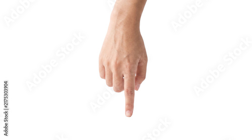 Close Up Hand Gesture Pointing Finger Down PNG Photo - hand pointing down, pointing finger, hand gesture, close up hand, index finger, isolated hand, white background, human hand, arm and hand