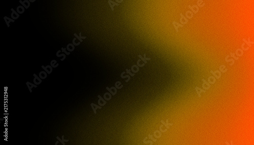 Abstract Dark Orange and Yellow Grainy Gradient Background with Curved Shadow for Modern Creative Banner, Tech Presentation, Social Media Cover, and Digital Wallpaper