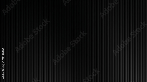 Foto Black vertical slats arranged in a repeating pattern for a modern minimalist arc
