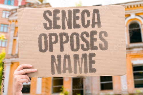 Fotografie "Seneca opposes name" Indigenous nation fights Lake America renaming