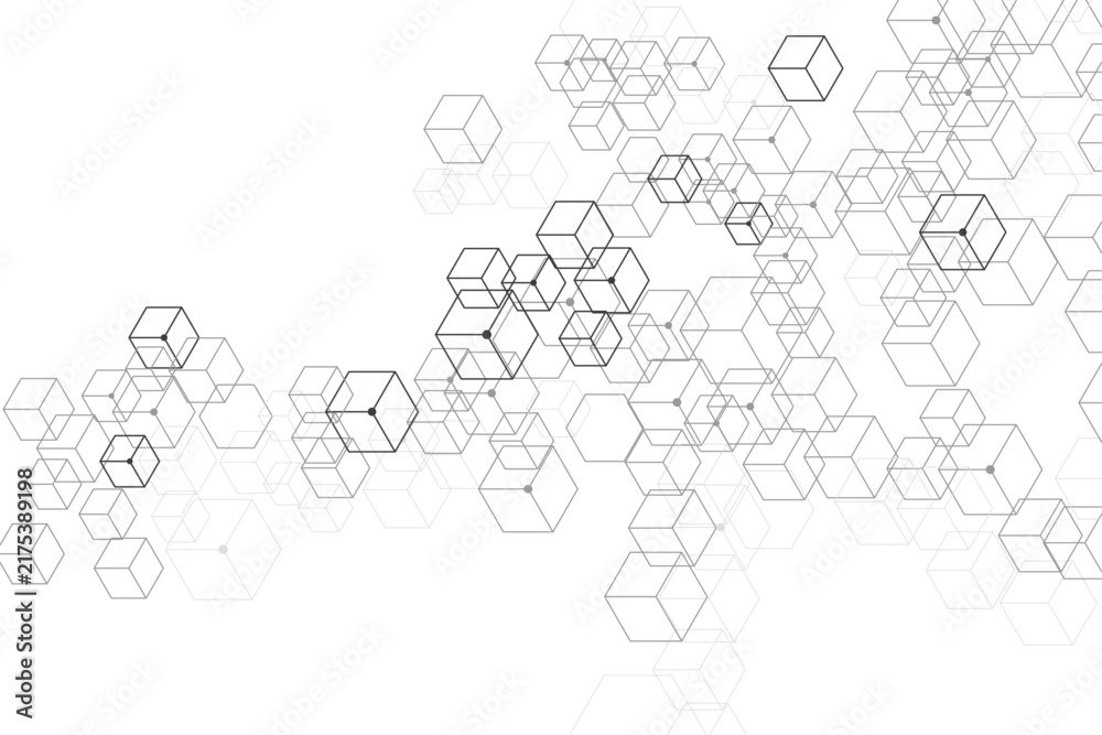 Obraz premium Subtle white hexagon pattern background. Tiled hexagon shapes with balanced spacing. Premium abstract design for marketing, flyer and packaging.