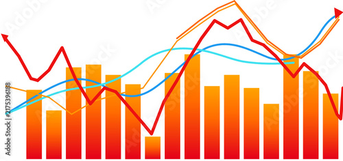 Transparent png Economic crisis, financial background, Financial graph chart falling, global economic recession, stock market crash, growth inflation