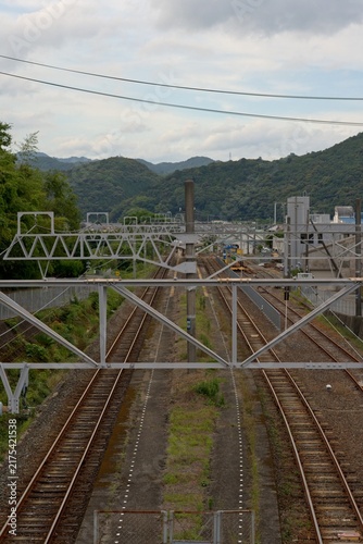 上から見る線路