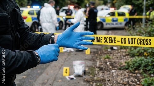 Crime Scene Investigation Protective Gear Preparation