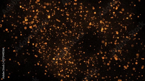 Animated background with shimmering particles