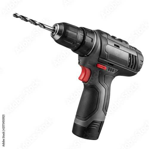 electric drill isolated object