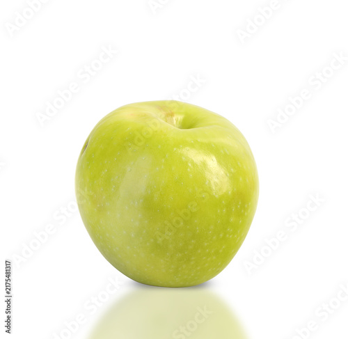 one green apple