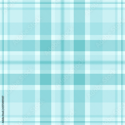 A seamless, soft blue plaid pattern, evoking a sense of calm and classic comfort. This textile design, containing no people, is ideal for fresh, serene backgrounds in web or print projects.