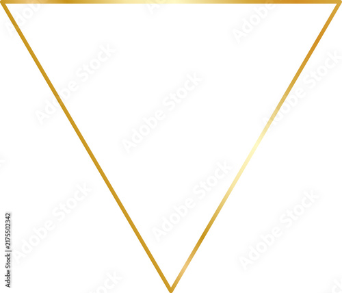 Gold Gradient triangle Border