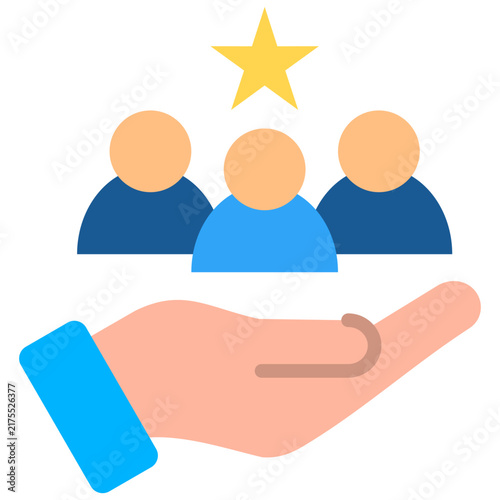 Leadership Skills flat icon