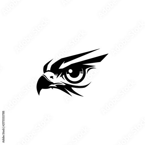 Stylized Eagle Head Emblem